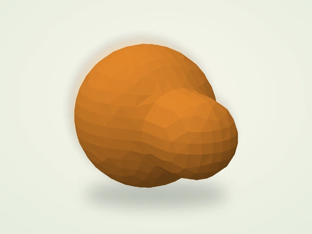 Rendered gourd mesh from the local Big Walk game build